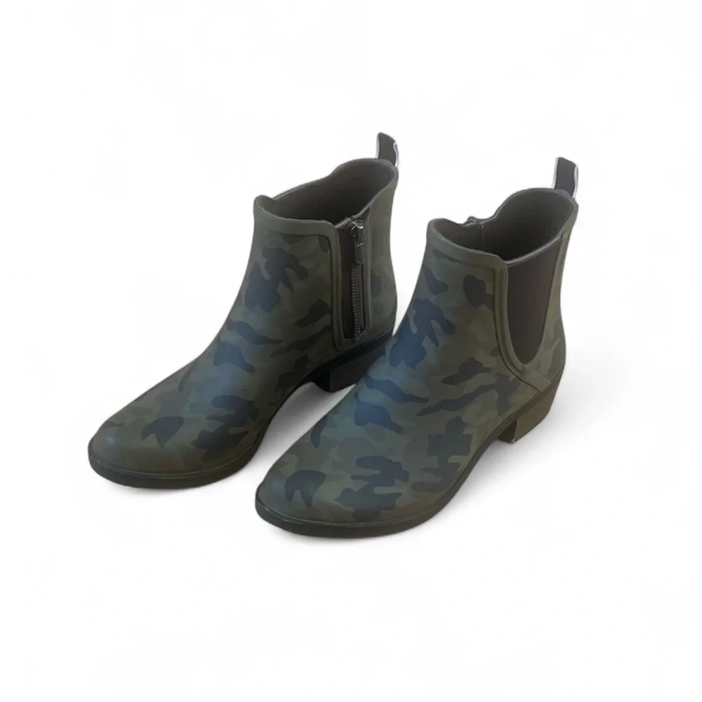 Lucky Brand Basel H20 Camoflage Pull On Rain Snow Bootie Boots Women's 9